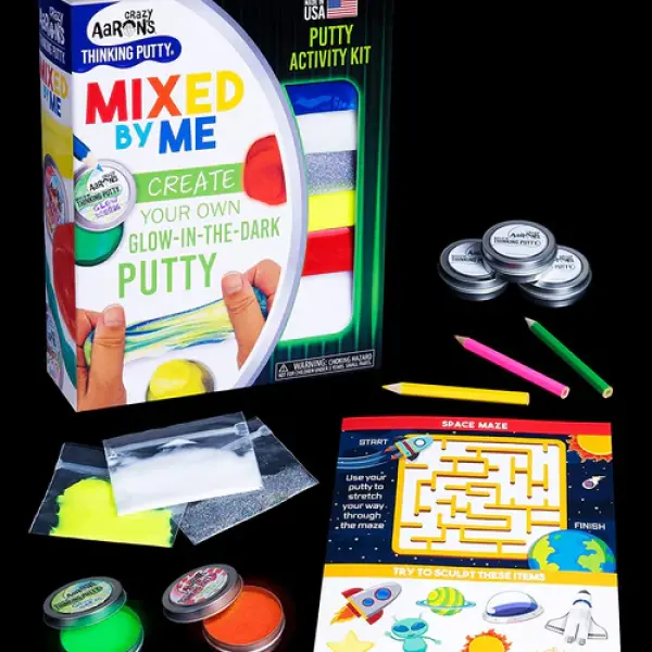Crazy Aaron's Thinking Putty - Mixed-by-Me Glow-in-the-Dark Kit