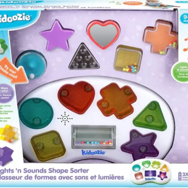 Kidoozie Lights 'N Sounds Shape Sorter