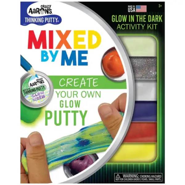Crazy Aaron's Thinking Putty - Mixed-by-Me Glow-in-the-Dark Kit